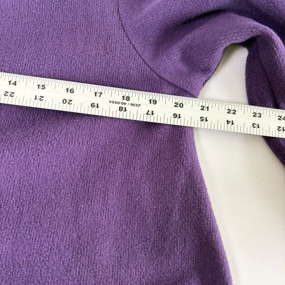 FH Clothing Co Button Front Shirt Shacket Size M Purple Cotton Pockets USA - Picture 9 of 13